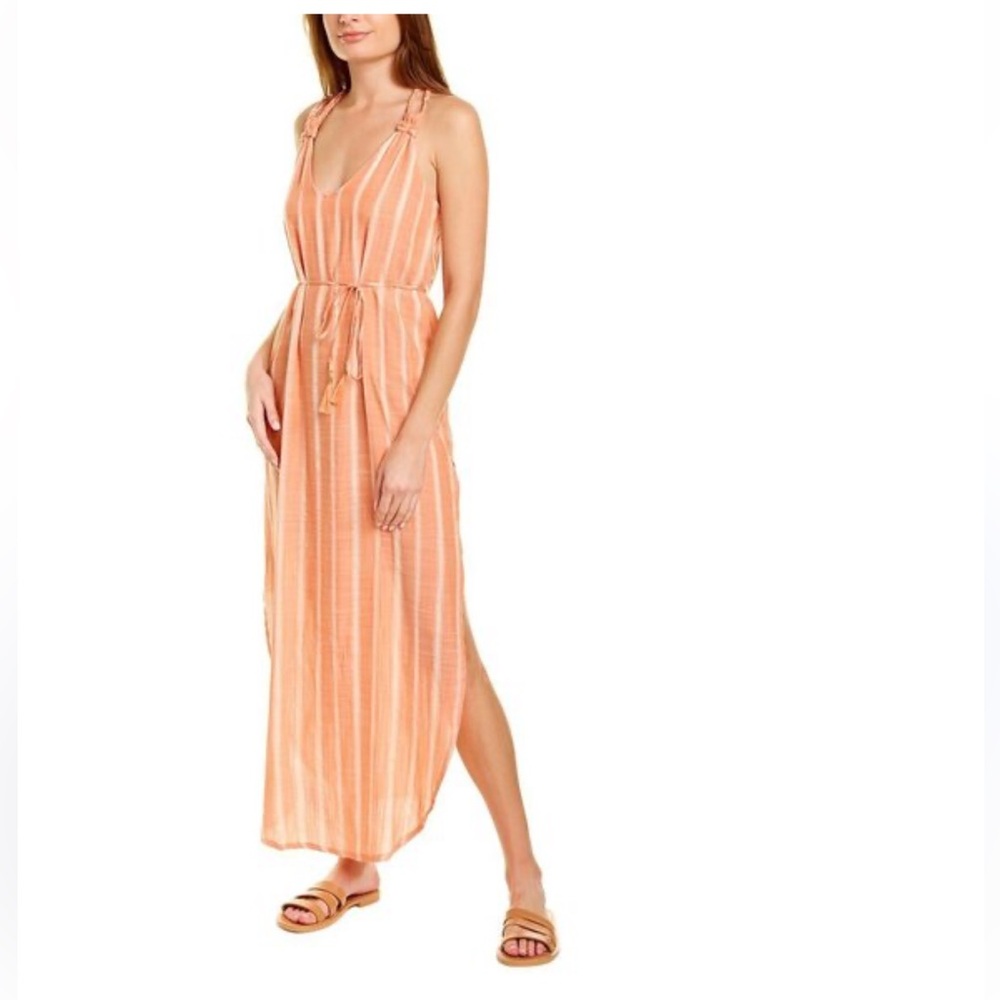 NWOT L*Space Nicola side slit tie waist Swim Coverup